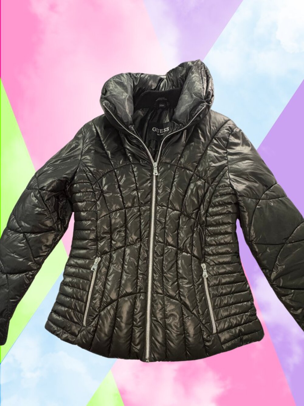Guess Quilted Puffer Jacket